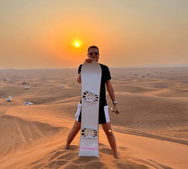 Sand Boarding in Dubai Desert