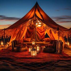 Luxury Overnight desert safari dubai tour bedouin camp